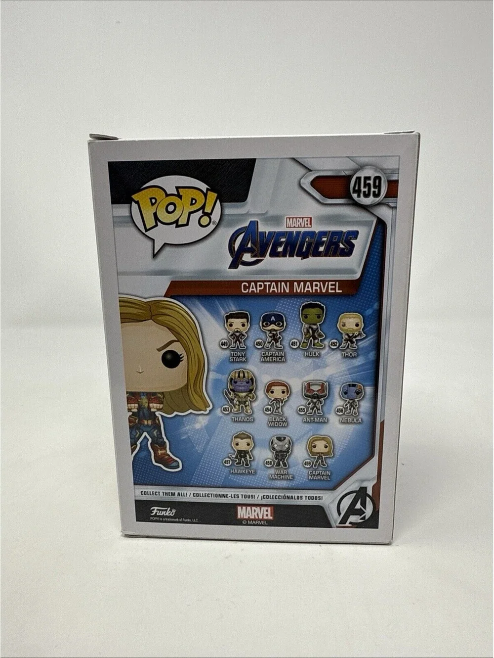 Captain Marvel 459 ~ Marvel: Avengers ~ Funko Pop Vinyl